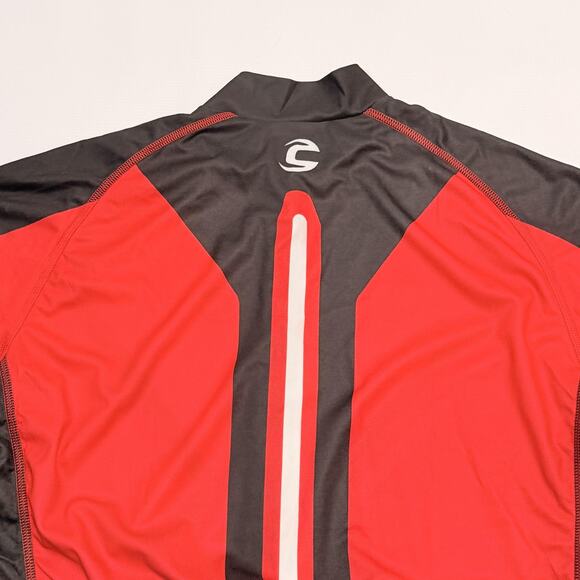 Cannondale Cycling Jersey Mens Large Red Black Full Zip Short Sleeve Road Bike - Picture 11 of 11